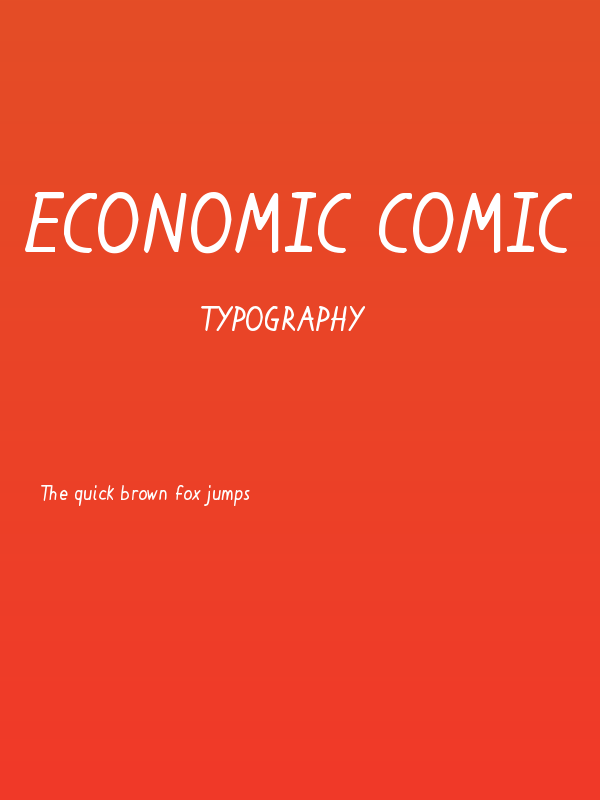 Economic comic Poster