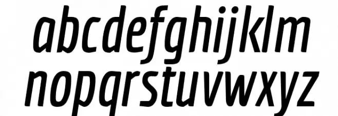 Economica Bold Italic Fuentes MINÚSCULAS