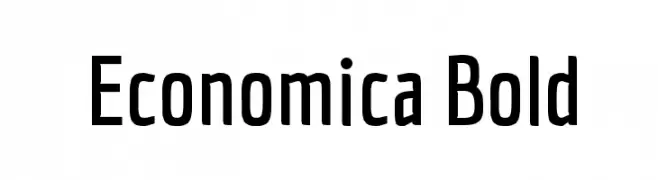 Economica Bold  Frei Schriftart Herunterladen