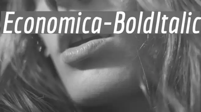 Economica-BoldItalic Font examples