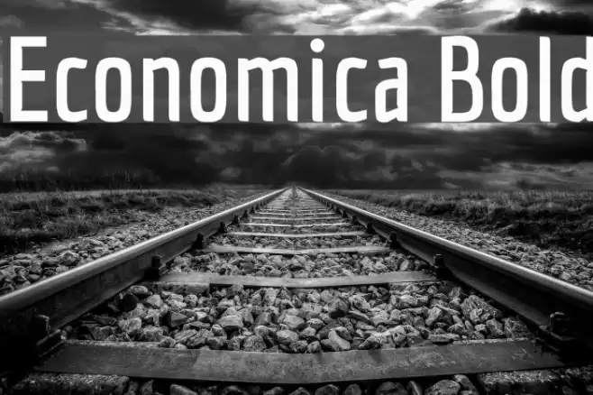 Economica Bold Font examples