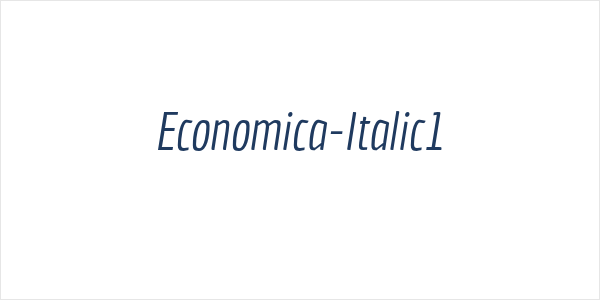 Economica-Italic1 Logo