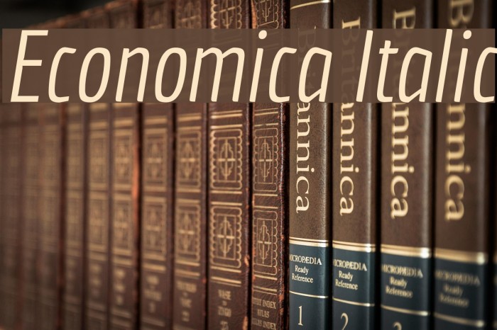 Economica Italic Font examples