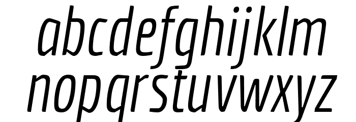 Economica Italic Font LOWERCASE