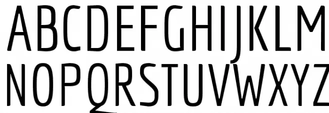 Economica-Regular Font UPPERCASE