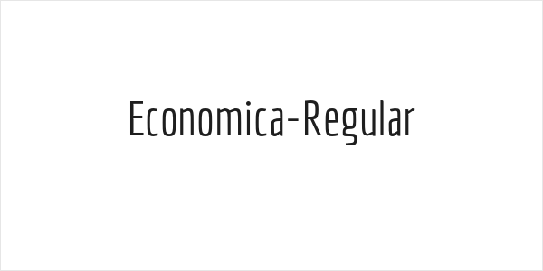 Economica-Regular Logo