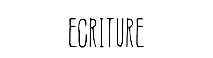 Ecriture  font caratteri gratis