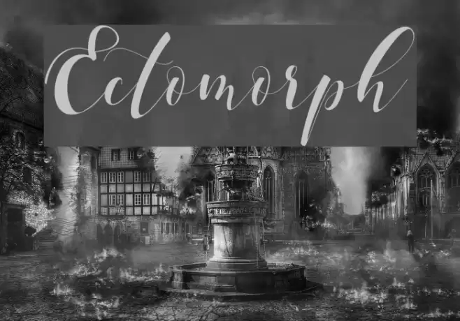 Ectomorph Font examples
