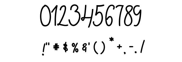 Ecuador Bold Font OTHER CHARS