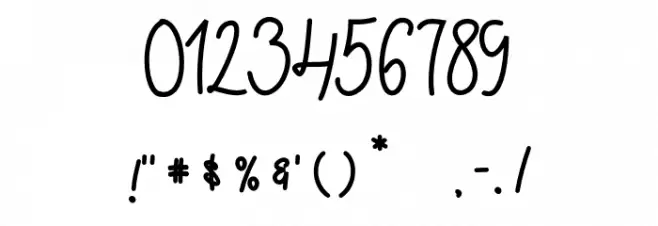 Ecuador Bold Font OTHER CHARS