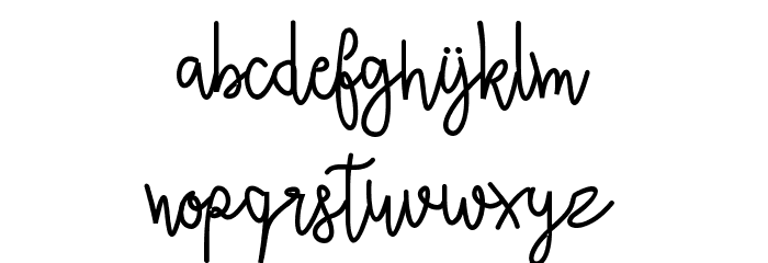 Ecuador Bold Font LOWERCASE