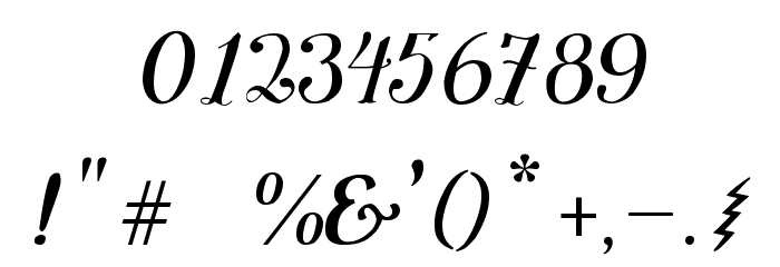 Ecuador Handscript Font OTHER CHARS
