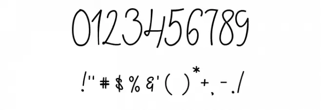 Ecuador Regular Font OTHER CHARS