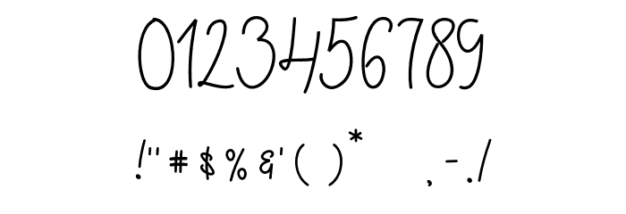 Ecuador Regular Font OTHER CHARS