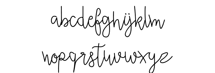 Ecuador Regular Font LOWERCASE
