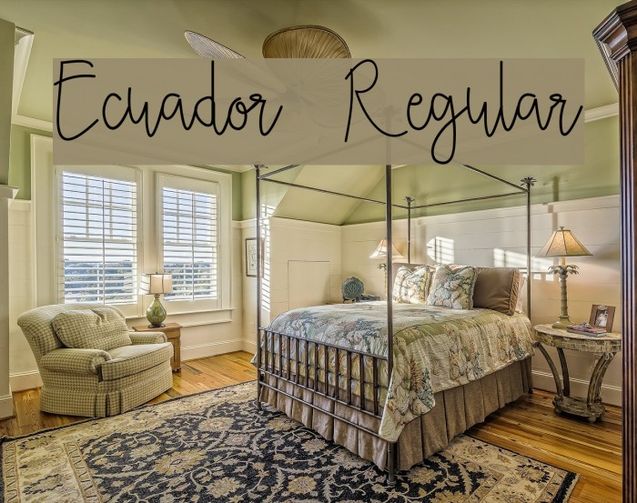 Ecuador Regular Font examples
