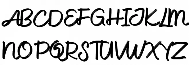 EcusticFREE Font Litere mari
