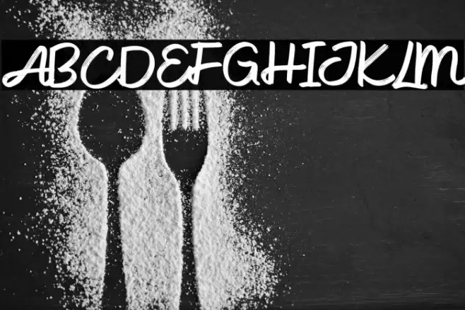 EcusticFREE Font examples