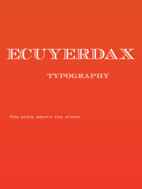 EcuyerDAX Poster