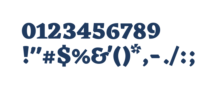 Eczar ExtraBold Other Characters