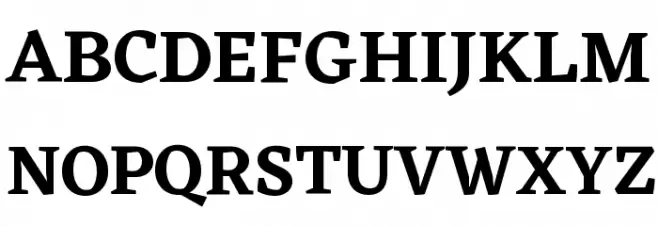 Eczar SemiBold フォント 大文字