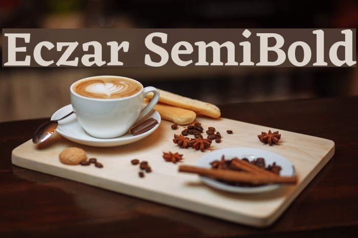 Eczar SemiBold Font examples
