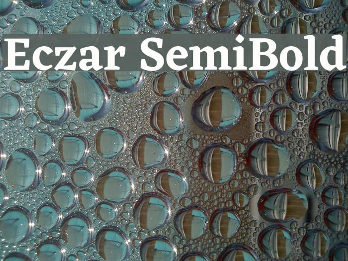 Eczar SemiBold Font examples