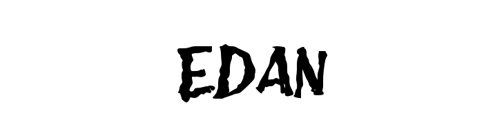 EDAN  Descarca Fonturi Gratis
