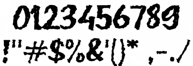 EDAN Font OTHER CHARS