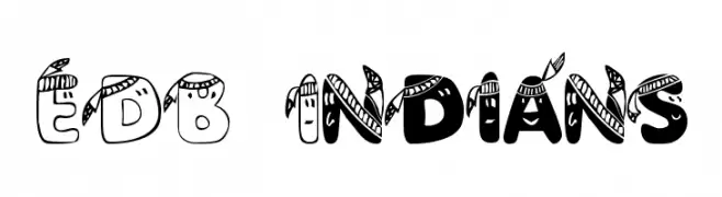 EDB Indians  免费字体下载