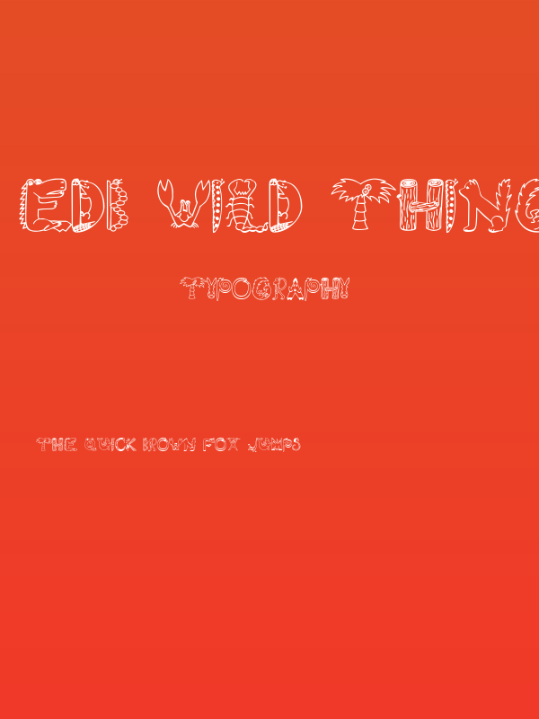 EDB Wild Things Poster