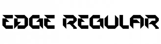EDGE Regular  Fuentes Gratis Descargar