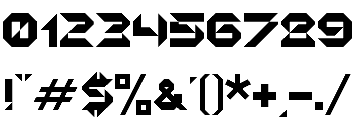 EDGE Regular Font OTHER CHARS
