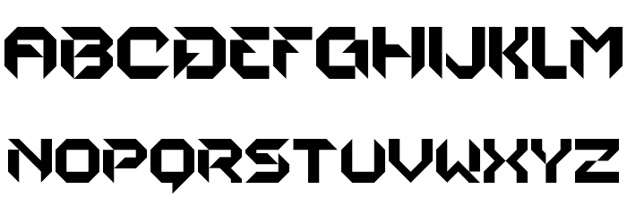 EDGE Regular Font LOWERCASE