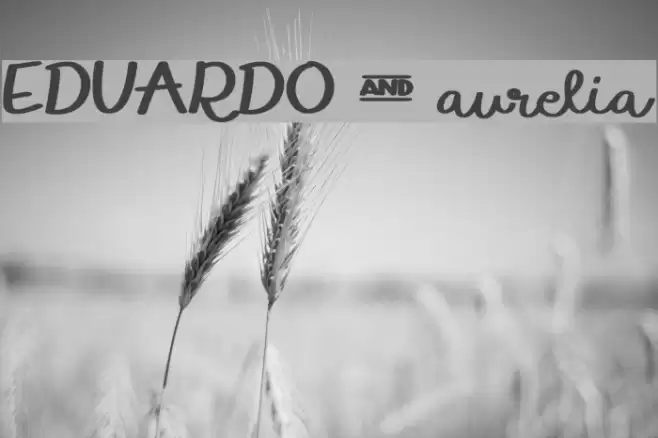 EDUARDO & aurelia Font examples