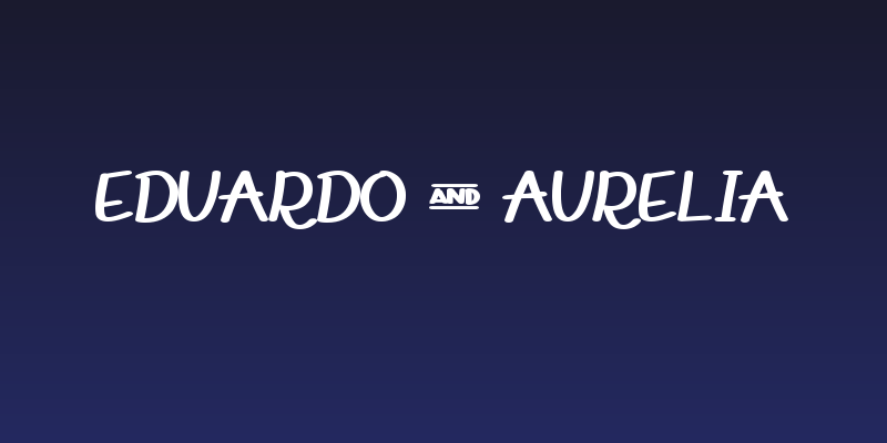 EDUARDO & aurelia Social Header