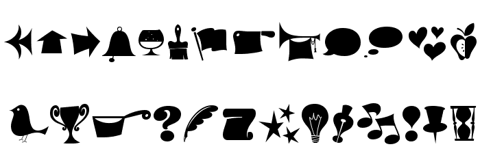 Ed Bengbats Font OTHER CHARS
