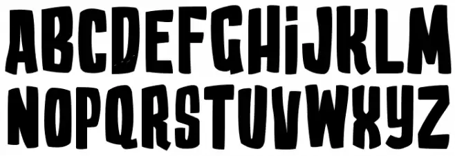 Ed Wood Movies Schriftart Kleinbuchstaben