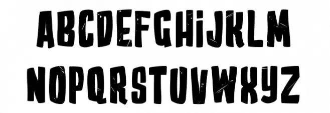 Ed Wood TFD Schriftart Groß