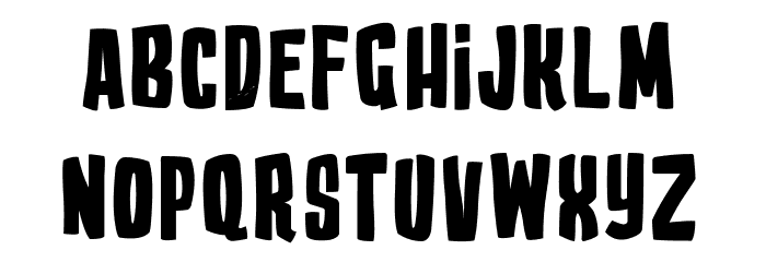 Ed Wood TFD Font LOWERCASE