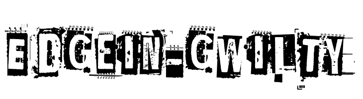 EdGein-Gwilty Font