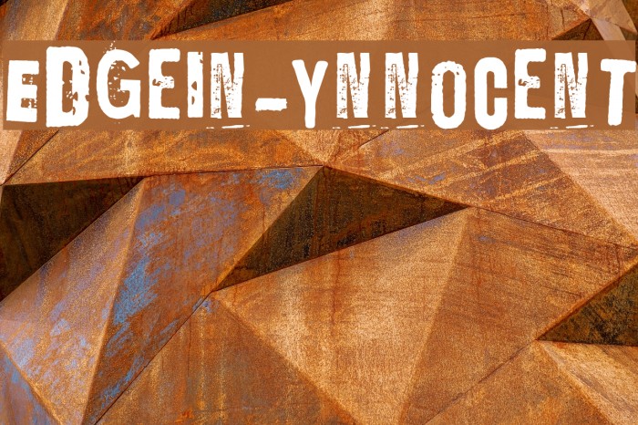EdGein-Ynnocent Font examples