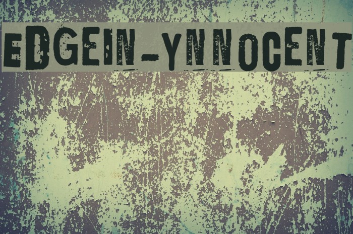 EdGein-Ynnocent Font examples