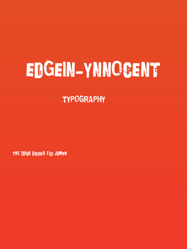 EdGein-Ynnocent Poster