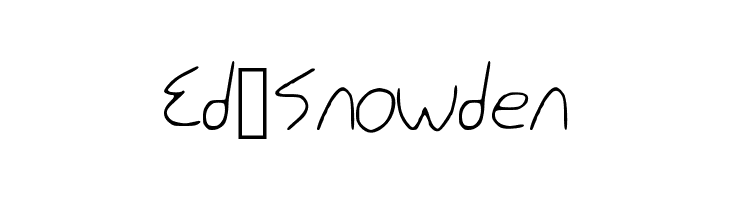 Ed_Snowden  Free Fonts Download