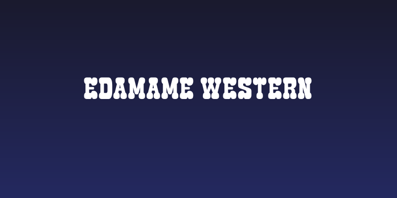 Edamame Western Social Header