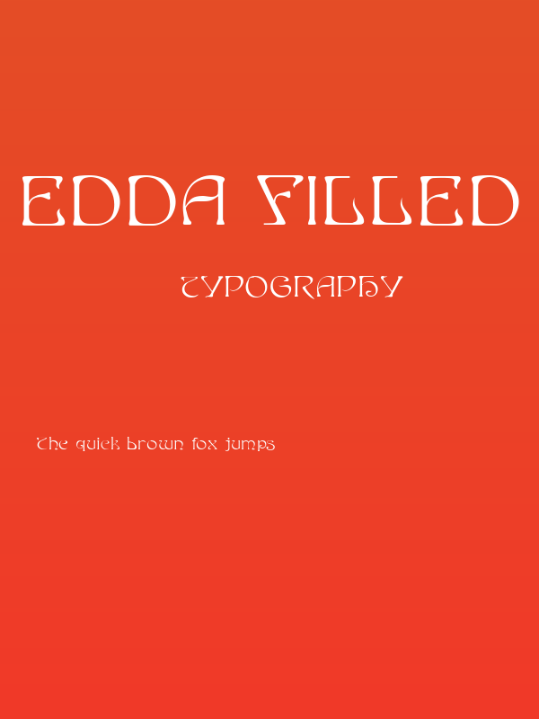 Edda Filled Poster