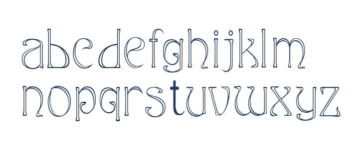 Edda Narrow Lowercase