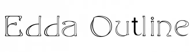 Edda Outline  Descarca Fonturi Gratis