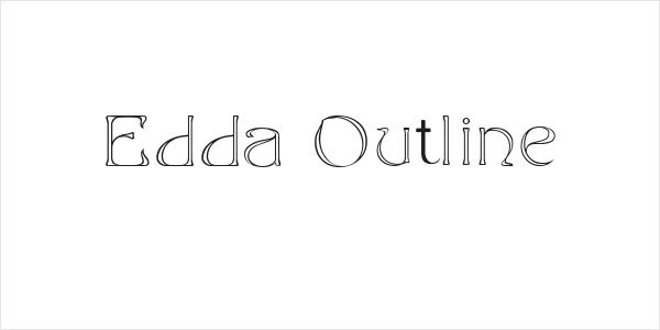 Edda Outline Logo